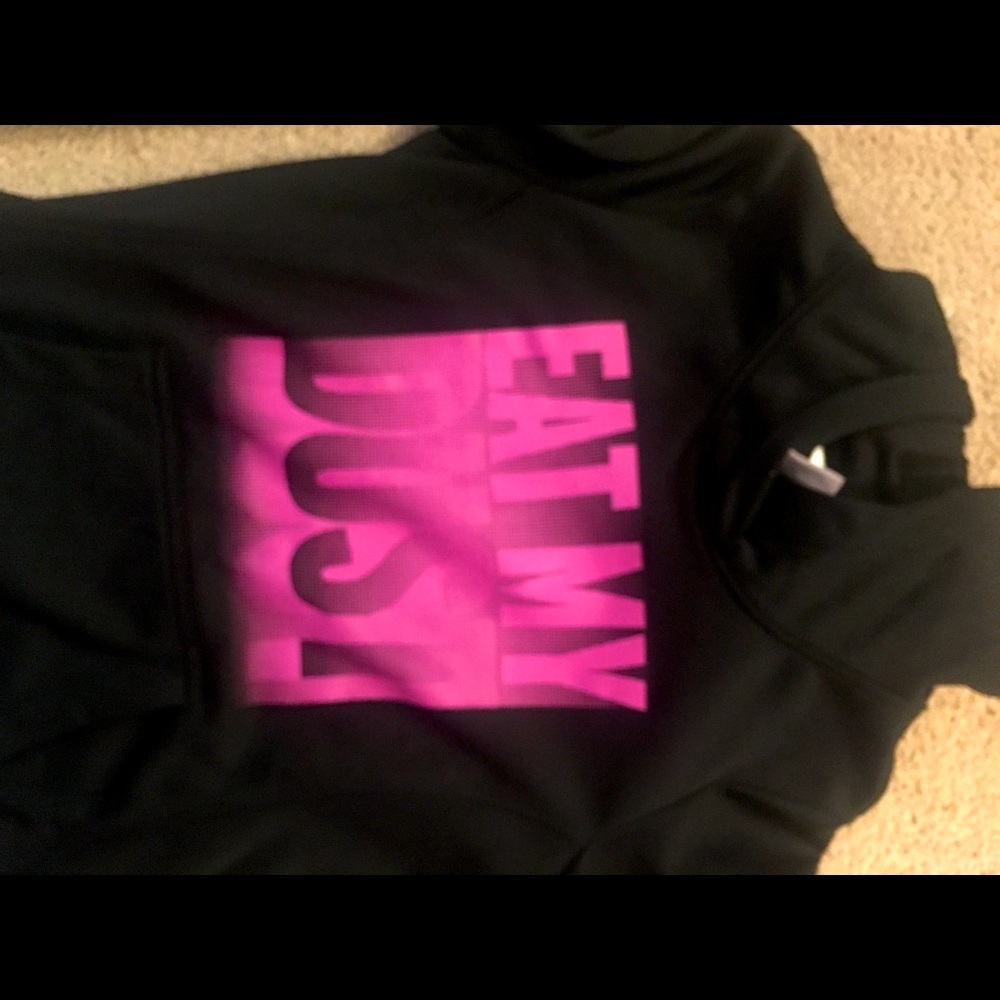 North face hoodie EUC black